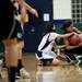 Arbor Prep Zakiya Wells and Green Hills freshman Sabrina Wu compete for possession of the ball on Monday, Feb. 11. Arbor Prep won 74-34. Daniel Brenner I AnnArbor.com